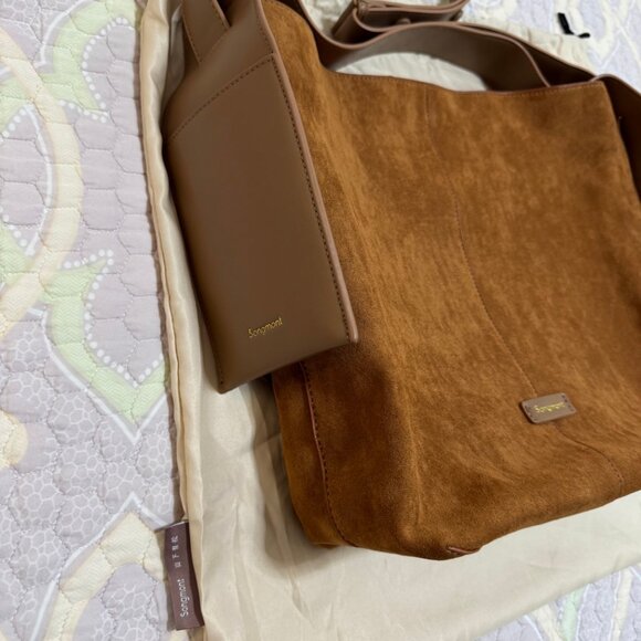 Songmont Large Drippy Tote Bag - Caramel - Picture 4 of 7